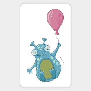 Monster with a balloon Magnet